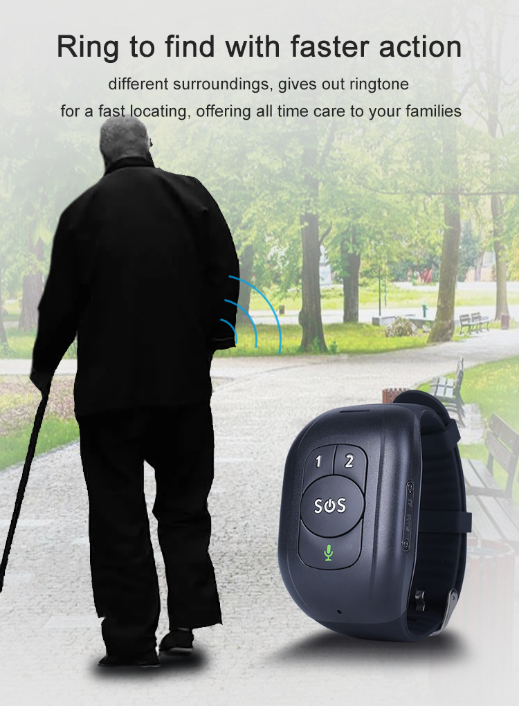 Bracelet traceur GPS pour les malades d’Alzheimer Mister Track