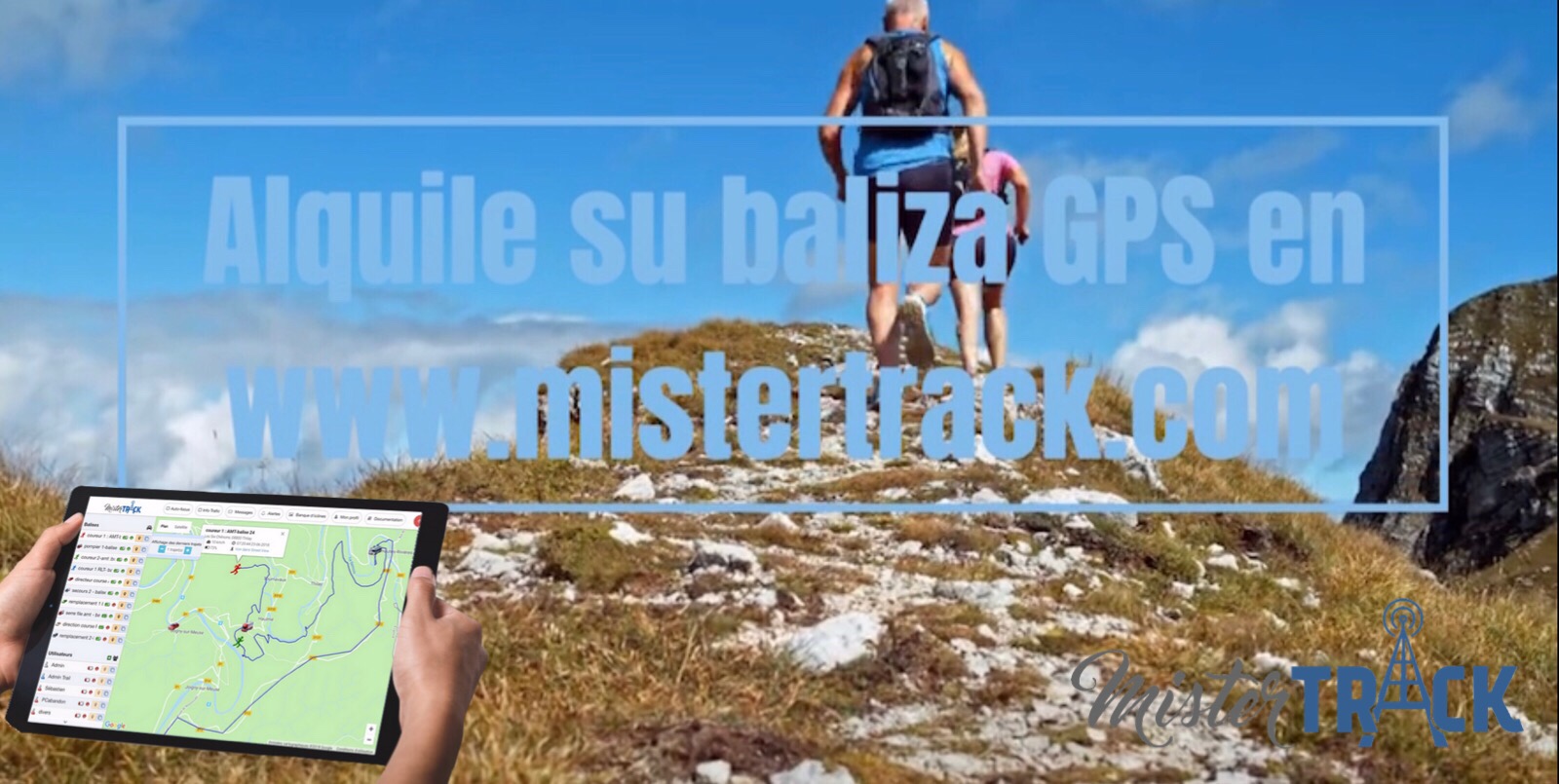 Baliza GPS para trail y raid de aventura : alquiler de balizas GPS Mister Track
